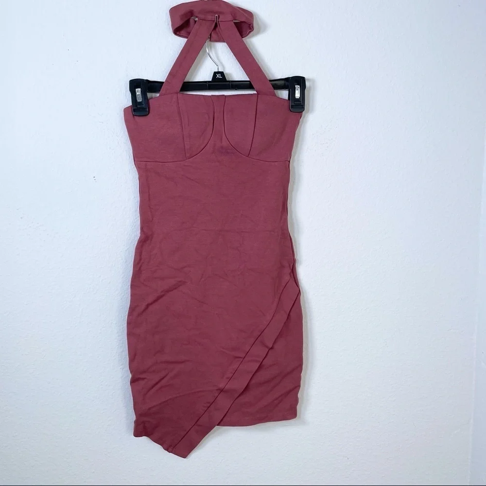 Fashion Nova Halter Mini Dress Sz XS - Picture 5 of 9